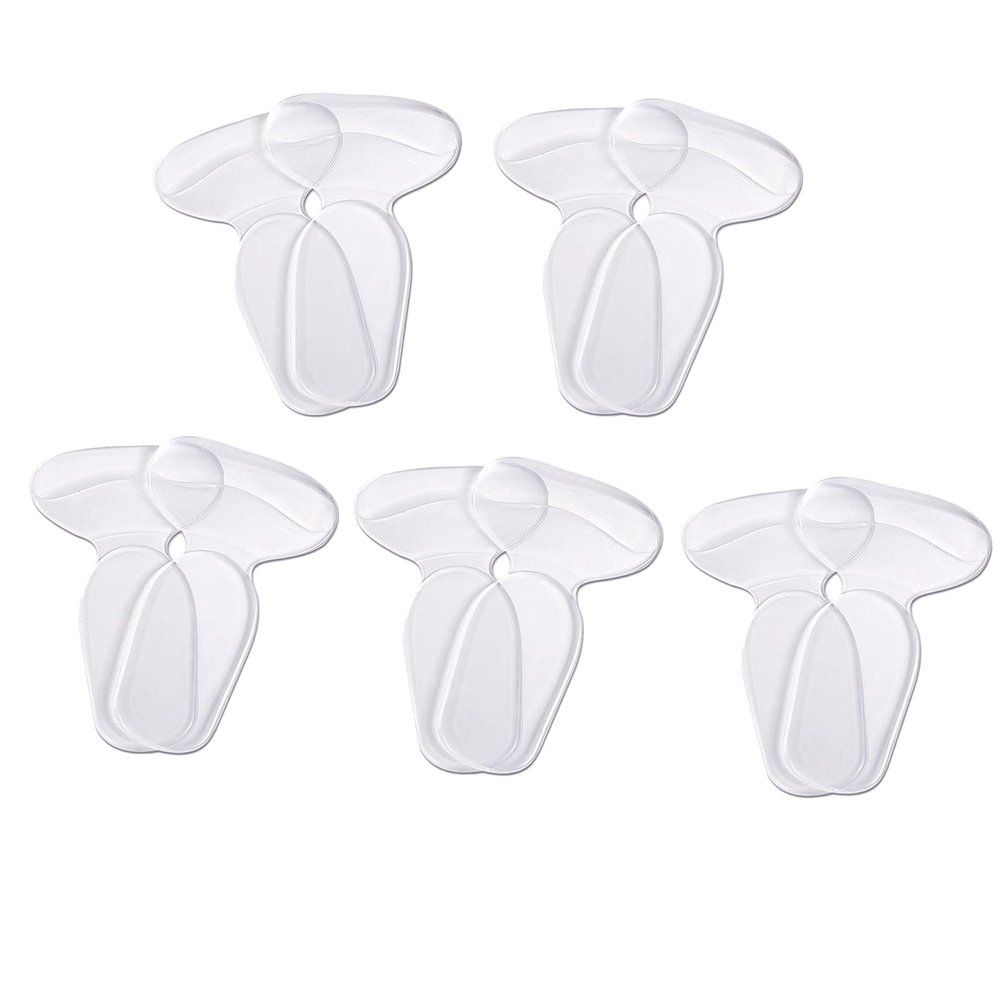 5 Pairs Reusable Heel Grips for Ladies Shoes, Gel Shoe Inserts Liners Pads for Too Big Shoes Anti-Slip Heel Grips Inserts Liners Foot Insoles for Women
