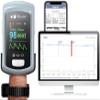 EMAY Sleep Oxygen Monitor with PC Software & App | Bluetooth Pulse Oximeter Rechargeable for Overnight & Continuous SpO2 Tracking with 72 Hours Built-in Memory | Gives Informative Report & Analysis view 1