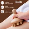 zhijiazhi Wooden Mushroom Shape Massager | Manual Wood Therapy Massage Tool, Anti Cellulite, Maderoterapia, Lymphatic Drainage, Relief Muscle Tension, for Full Body Use view 4