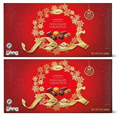 Choceur Limit edition European Chocolate Collection 40 Assorted Pieces 14oz 400g (Two Boxes)