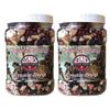 Germack Pistachio Company Holiday Gourmet Caramel Chocolate Walnut Almonds Dried Fruit Trail Nut Mix, 16oz Fireside Blend, Set of 2 view 1
