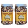 Germack Pistachio Company Holiday Gourmet Chocolate Nut Trail Mix with Caramel Turtles, Pecans, Dried Cherries, Almonds, Peanuts, Peanut Butter Drops, 16oz, Set of 2 view 1