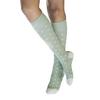 Rejuva Womens Heart Pattern Knee High 15-20 mmHg Graduated Compression Socks view 3