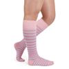 Rejuva Stripe Pattern 15-20 mmHg Knee-High Compression Socks for Women & Men view 1