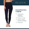 Rejuva Women s 15-20 mmHg Graduated Compression Seamless Leggings view 2