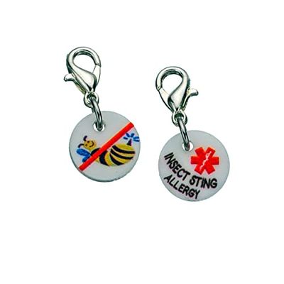 Medical ID Mini Charms Food Allergies & More (Insect Sting)