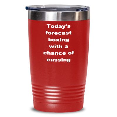 Boxing with a chance of cussing 20oz Coffee, Tea gift
