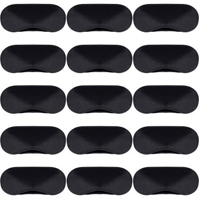 100 Pack Eye Mask Disposable Blindfolds for Games with Nose Pad Soft Eye Cover Party Pack Sleep Eye Masks Eye Shade Mask Women Men Kids (Black)
