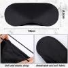 100 Pack Eye Mask Disposable Blindfolds for Games with Nose Pad Soft Eye Cover Party Pack Sleep Eye Masks Eye Shade Mask Women Men Kids (Black) view 2