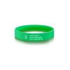 BAUMA AUTO Medical Alert ID Bracelets Personalized Engraving Waterproof Emergency Bracelets Various Color Silicone Wristbands for Men Women (Light Green) view 1