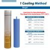 4ALLFAMILY Rambler Insulin Travel Case Cooler  12H Non-Electric Insulin Cooler Travel Case TSA Approved with Lightweight Design  Air Traveling Friendly, Reusable Small Gold Thermo for Medications view 3