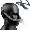 Heathorn Airfit P10 / N30 Headgear Strap Upgraded Replacement Straps Fully Adjustable Design Quickfit Elastic - Fit for P10 / N30 Nasal Pillow System - Blue//Grey (2-Pack) view 1