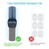 Heathorn Airfit P10 / N30 Headgear Strap Upgraded Replacement Straps Fully Adjustable Design Quickfit Elastic - Fit for P10 / N30 Nasal Pillow System - Blue//Grey (2-Pack) view 3