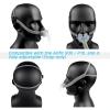 Heathorn Airfit P10 / N30 Headgear Strap Upgraded Replacement Straps Fully Adjustable Design Quickfit Elastic - Fit for P10 / N30 Nasal Pillow System - Blue//Grey (2-Pack) view 4