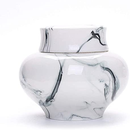 Cremation Urn Pet urn urns for Ashes Burial Urns Adult for Ashes or Pet at Home Cremation Urns Ceramics Urn Handmade Ceramic Pet Urn WEWYQSJXBXF-211107(Color:A)
