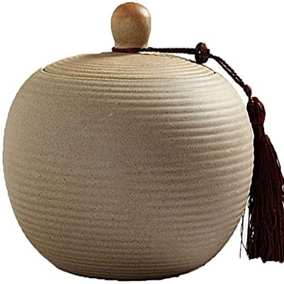Cremation Urn Pet urn urns for Ashes Cremation Urn for a Small Amount of Human Ashes or Pet Ceramic Urn Seal 15 X15cm Handmade Ceramic Pet Urn WEWYQSJXBXF-211107