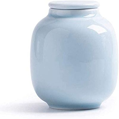 Cremation Urn Pet urn urns for Ashes Funeral Urn for Adult Pet Ashes Handmade Ceramic Pet Urn Human Medium and Small Memorial Urns WEWYQSJXBXF-211107(Color:2)