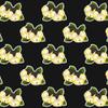 Black and Yellow Pansy Wrapping Paper Premium Gift Wrap Party Decoration (12 foot x 30 inch roll) view 2