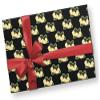 Black and Yellow Pansy Wrapping Paper Premium Gift Wrap Party Decoration (12 foot x 30 inch roll) view 3