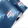 Santa Dolphin Wrapping Paper Premium Gift Wrap Party Decoration (12 foot x 30 inch roll) view 1