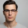 2SeeLife Premium Half Rim Reading Glasses Women & Men - Fits all Face Shapes, Metal & Sturdy Readers, Spring Hinges, Brown Tortoise, +2.00 view 3