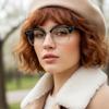 2SeeLife Premium Half Rim Reading Glasses Women & Men - Fits all Face Shapes, Metal & Sturdy Readers, Spring Hinges, Blue, +3.00 view 3