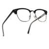 2SeeLife Premium Half Rim Reading Glasses Women & Men - Fits all Face Shapes, Metal & Sturdy Readers, Spring Hinges, Matte Black, +2.00 view 1