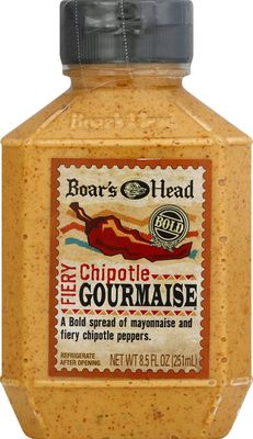 BOARS HEAD CHIPOTLE GOURMAISE REGULAR FAT CONTENT SQUEEZE BOTTLE RP 8.5 OZ - 4 pack
