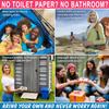 Premium Travel-Size | Eco-Friendly & Biodegradable | Toilet Paper Rolls | Convenient Plastic Dispenser | Camping, Hiking & Outdoors (3-Pack) (240 Marshmallow Humor) view 3