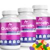 (3 Pack) Quercetin Gummies by BioVitalica - Quercetin with Bromelain Vitamin C and Zinc & Elderberry + Vitamin D3-5 in 1 Immune Support - Zinc Quercetin 750 mg for Kids and Adults view 1