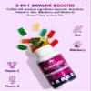 (2 Pack) Quercetin Gummies by BioVitalica - Quercetin with Bromelain Vitamin C and Zinc & Elderberry + Vitamin D3-5 in 1 Immune Support - Zinc Quercetin 750 mg for Kids and Adults view 3