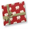 Red Elephant Wrapping Paper Premium Gift Wrap Party Decoration (One 20 inch x 30 inch sheet) view 3