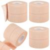 4 Rolls Elastic Tape Adhesive Elastic Tape Self Adhesive Bandage Wrap Flexible Stretch Bandages for Sports Ankle, Knee and Wrist Animal Pets, 5 Yard view 1
