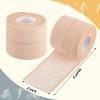 4 Rolls Elastic Tape Adhesive Elastic Tape Self Adhesive Bandage Wrap Flexible Stretch Bandages for Sports Ankle, Knee and Wrist Animal Pets, 5 Yard view 2