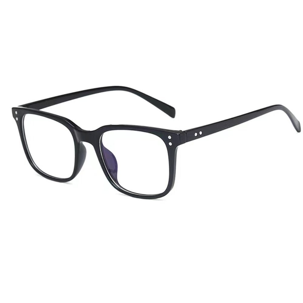 Jcerki Myopia glasses -2.50 nearsighted Distance glasses Black Frame Unisex glasses