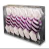 12 Pack of Pink Candy Ornaments with Glitter Enhancements view 1