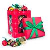 Christmas Gifts Red Window Gift Box with 1.25lb Holiday Chocolate Mix view 1
