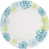 Glad Round Disposable Paper Plates, Blue Hydrangea Pattern - Strong, Sturdy, Soak Proof, and Microwavable Decorative Plates for Dinner and Everyday Use, 10 Inch, 50 Count - 12 Pack view 3