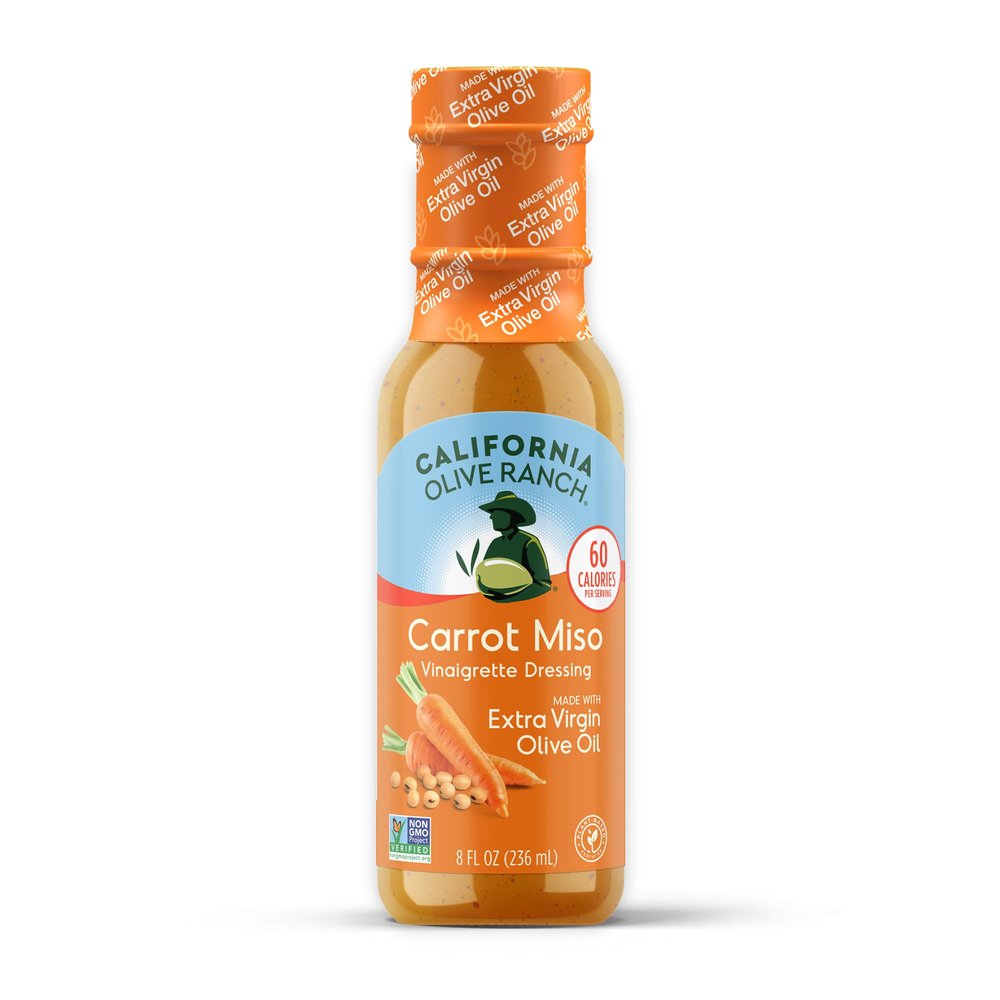 California Olive Ranch Carrot Miso Vinaigrette Dressing, 10 oz