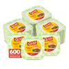 Glad Square Heavy Duty Paper Plates, Soak Proof and Cut Proof Disposable Plates for Parties and Everyday Meals, Microwaveable for Easy Serving, Green Victorian Pattern, 10 Inch, 50 Count - 12 Pack view 1