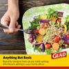 Glad Square Heavy Duty Paper Plates, Soak Proof and Cut Proof Disposable Plates for Parties and Everyday Meals, Microwaveable for Easy Serving, Green Victorian Pattern, 10 Inch, 50 Count - 12 Pack view 4