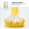 EXCEART 4pcs Three Sides Children's Toothbrush Kids Travel Toothbrush Kids Three Sided Toddler view 2