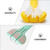 EXCEART 4pcs Three Sides Children's Toothbrush Kids Travel Toothbrush Kids Three Sided Toddler view 4