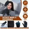 2 Pairs Full Finger Compression Gloves for Women Men, Copper Arthritis Gloves for Rheumatoid,Osteoarthritis,Carpal Tunnel,Tendonitis, Joint Swelling,Hand Pain Relief With Touchscreen Tips (Small) view 4