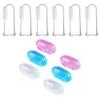 Magik 6~12 Pack Baby Finger Toothbrush Silicone Oral Massager Pets Infant Toddlers (6 Pack) view 1