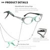 EYEURL Cat Eye Reading Glasses for Women Blue Light Blocking 3 Pack Computer Readers 2.75 with Spring Hinge Eyeglasses Stylish Bright Flashing Design view 4