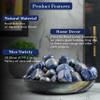ZAICUS 1lb Sodalite Tumbled | Polished Crystals Healing | Natural Stones | Feng Shui | Chakra Balancing | Reiki Gift | Home Decor | Size 20-25 mm view 4