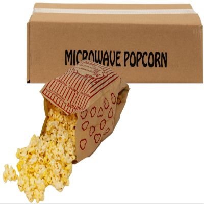 Colby Ridge Extra Butter 100-Pack of 3 oz. Unpopped Microwave Gourmet Craft Gluten Free Popcorn Snack Sized