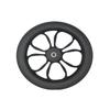 14-inch Manual Wheelchair Front Wheel, Solid Tires Front, Wheel Replacement for Wheelchairs, Wheelchairs Accessories, PU Solid tyre for Electric Drive Wheelchair(Black)
