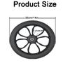 14-inch Manual Wheelchair Front Wheel, Solid Tires Front, Wheel Replacement for Wheelchairs, Wheelchairs Accessories, PU Solid tyre for Electric Drive Wheelchair(Black) view 2
